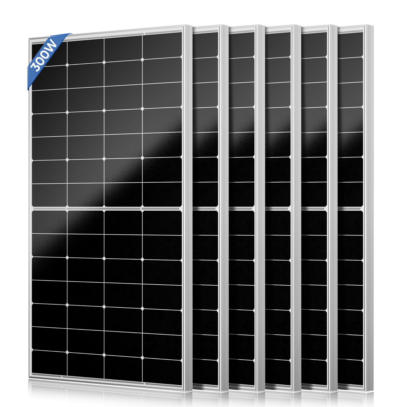 300W-1800W Mono Solar Panel 10BB 12V N-Type 26.5% Charging RV Camping Home Boat