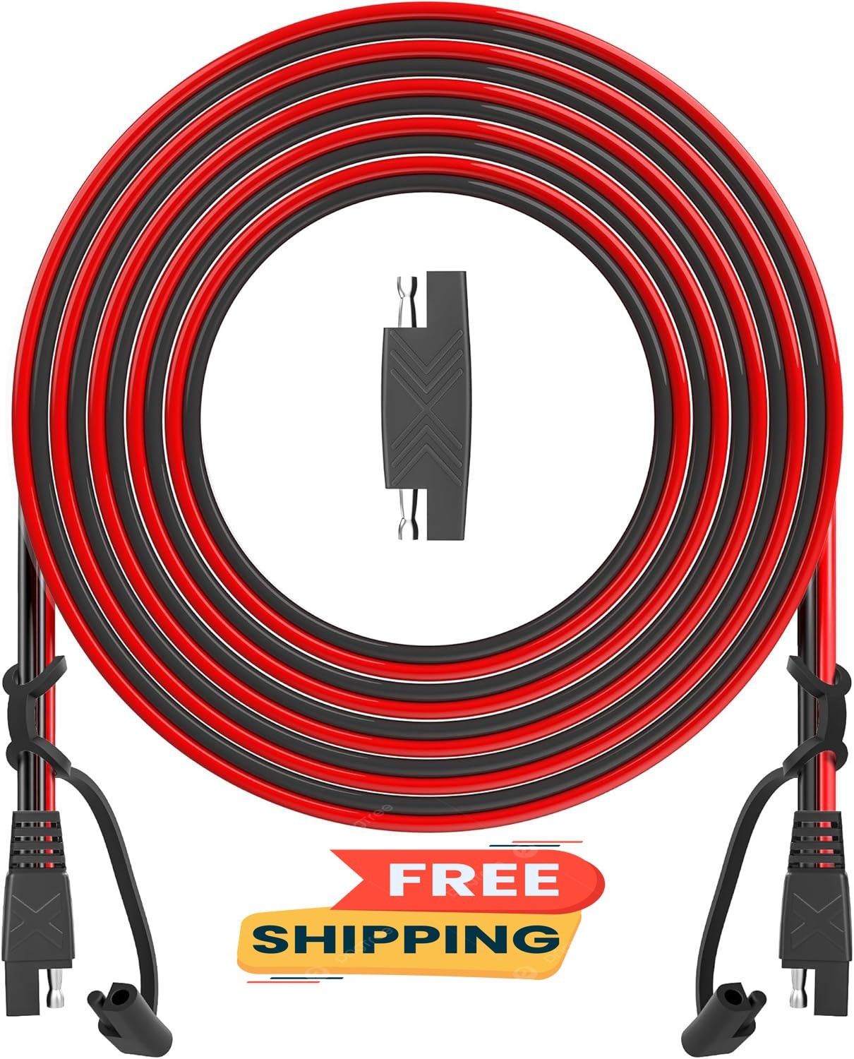 Cable de extensión de 7,6 m con conector de desconexión rápida, calibre 16 AWG,