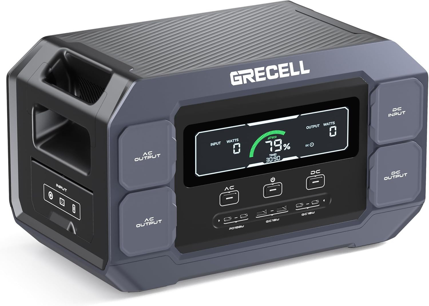 2200W Portable Power Station with 1126Wh Battery & Fast Solar Charging