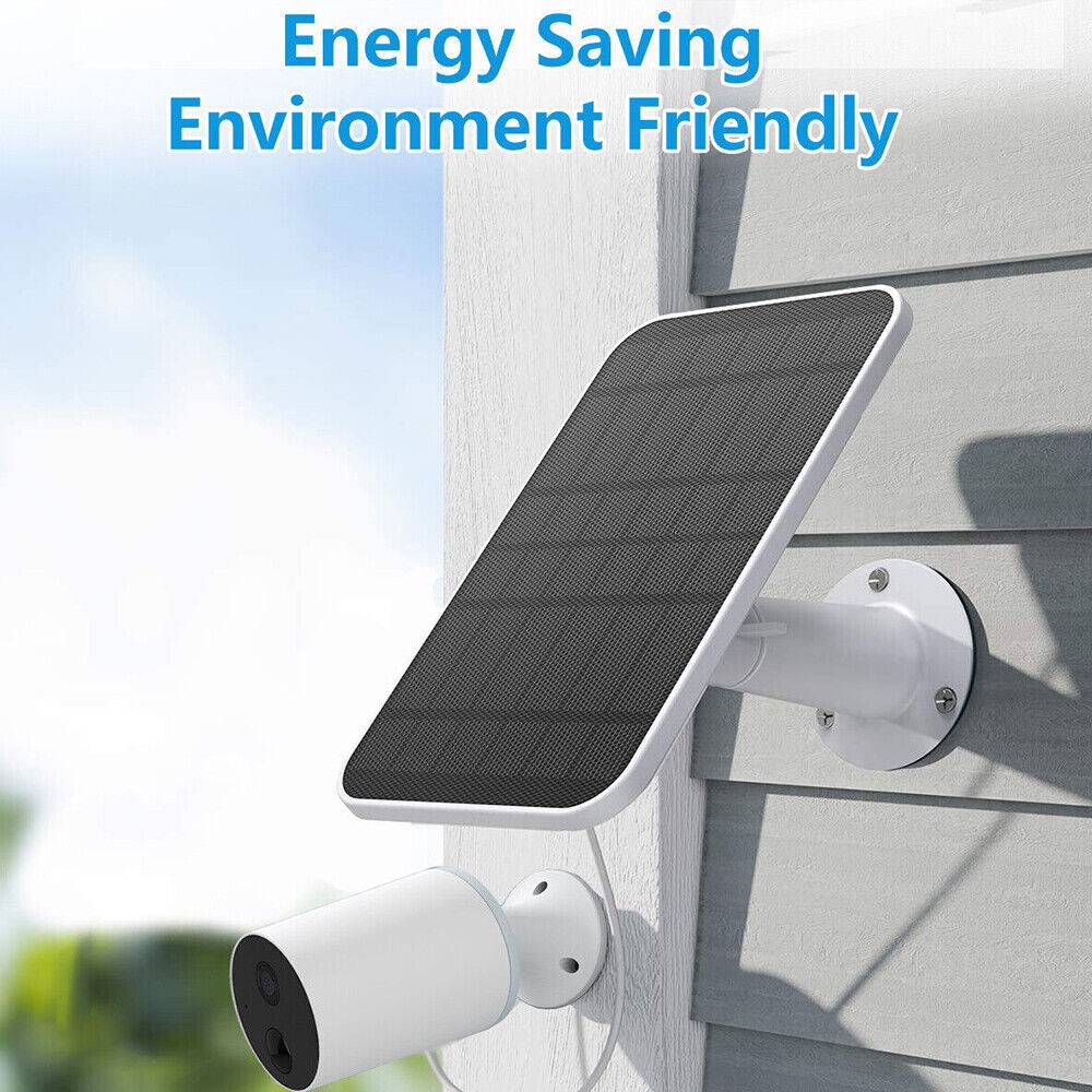 4W Solar Panels for Eufy Eufycam Cam E/2C/2/2 Pro Wall Mount 9.8ft Power Cable
