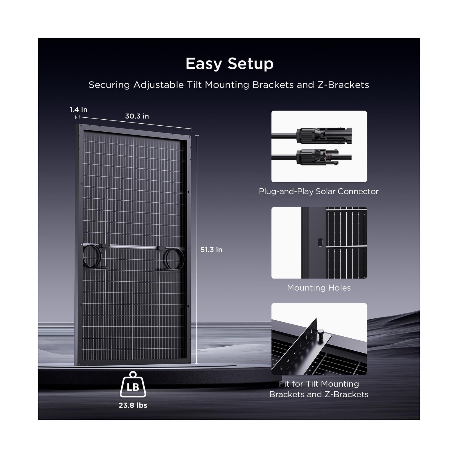 N-Type 16BB 400W Bifacial Solar Panel, 2Pcs 200 Watt Solar Panel 12/24V, 25% …