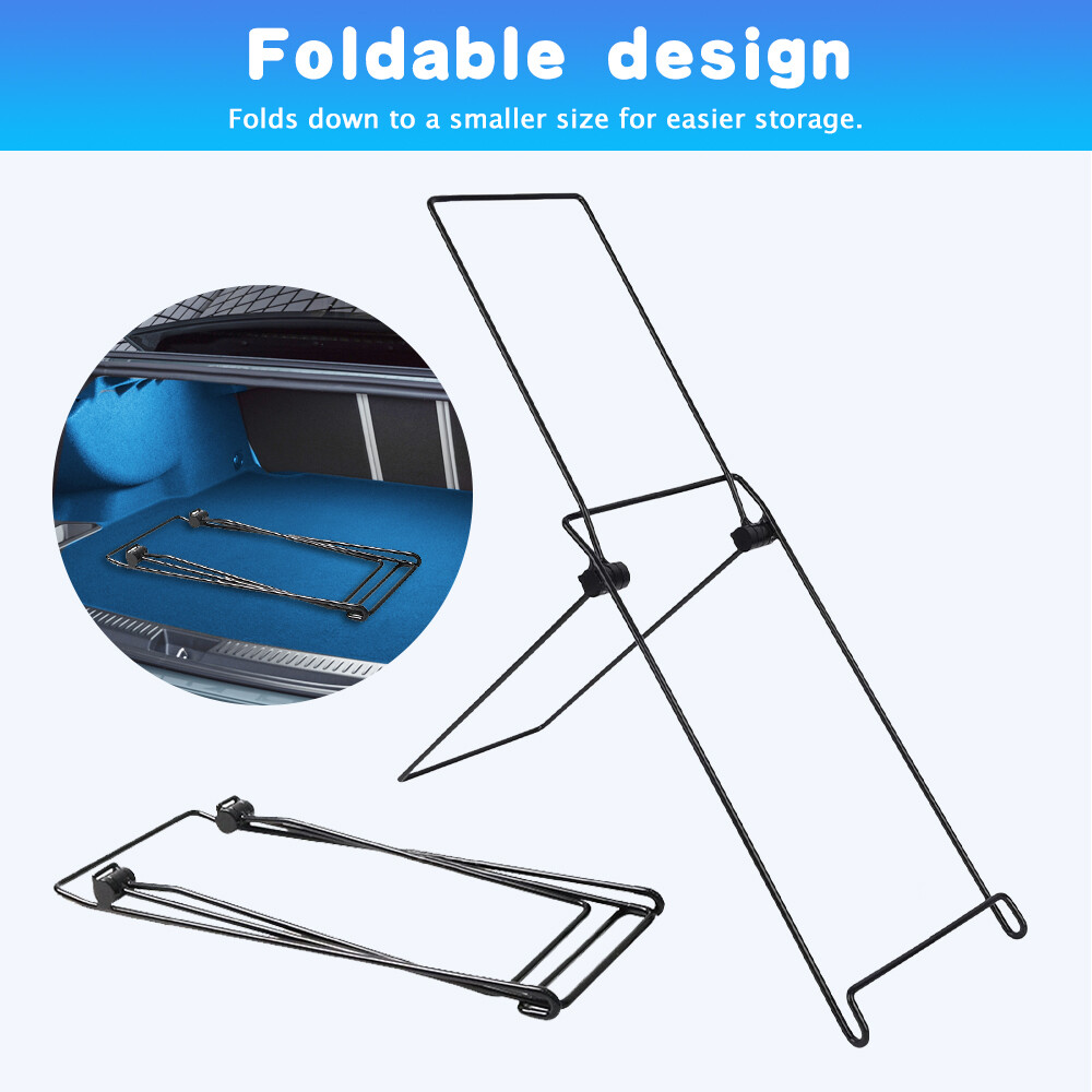 2PCS Portable Solar Panel Bracket PV Accessories Foldable Carbon Steel Bracket