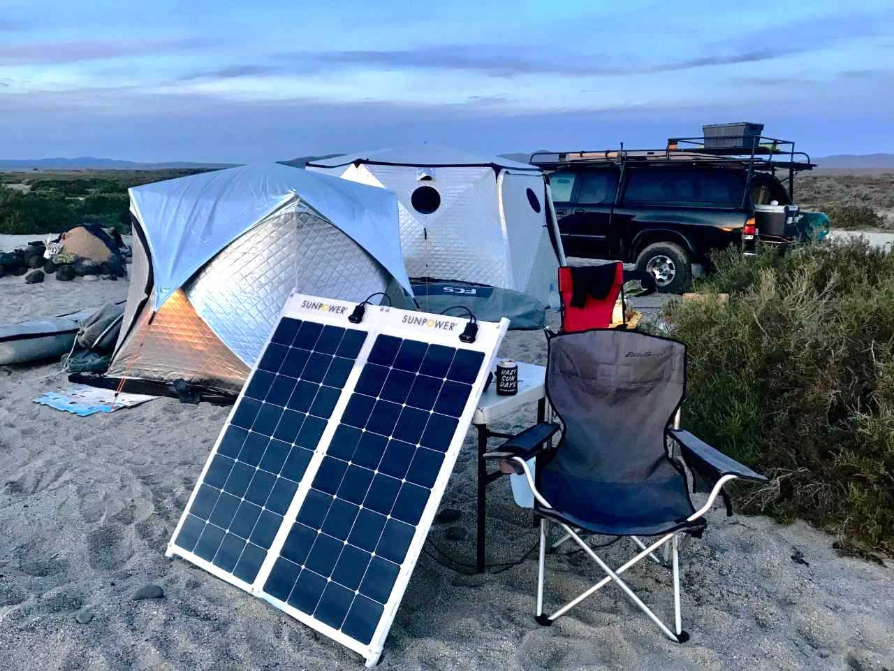 SunPower® 100 Watt Flexible Solar Panel. High Efficiency for Marine, RV, Camping