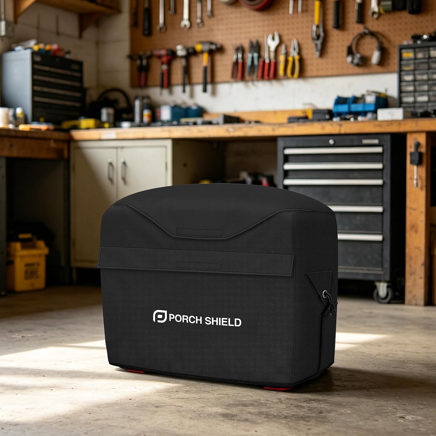 Inverter Generator EU1000 Cover Black Outdoor Porch Shield Generator Cover