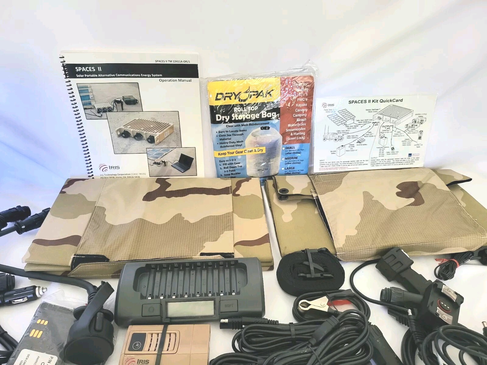 Iris Tech. SPACES II Kit Harris Radio Portable Solar Charger 78535-103399. #02