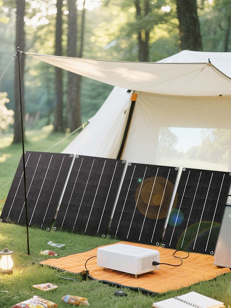 2400W 4-Panel Solar Kit – 100A Controller + Y-Cable/Suction Cups Home/OutdoorF9