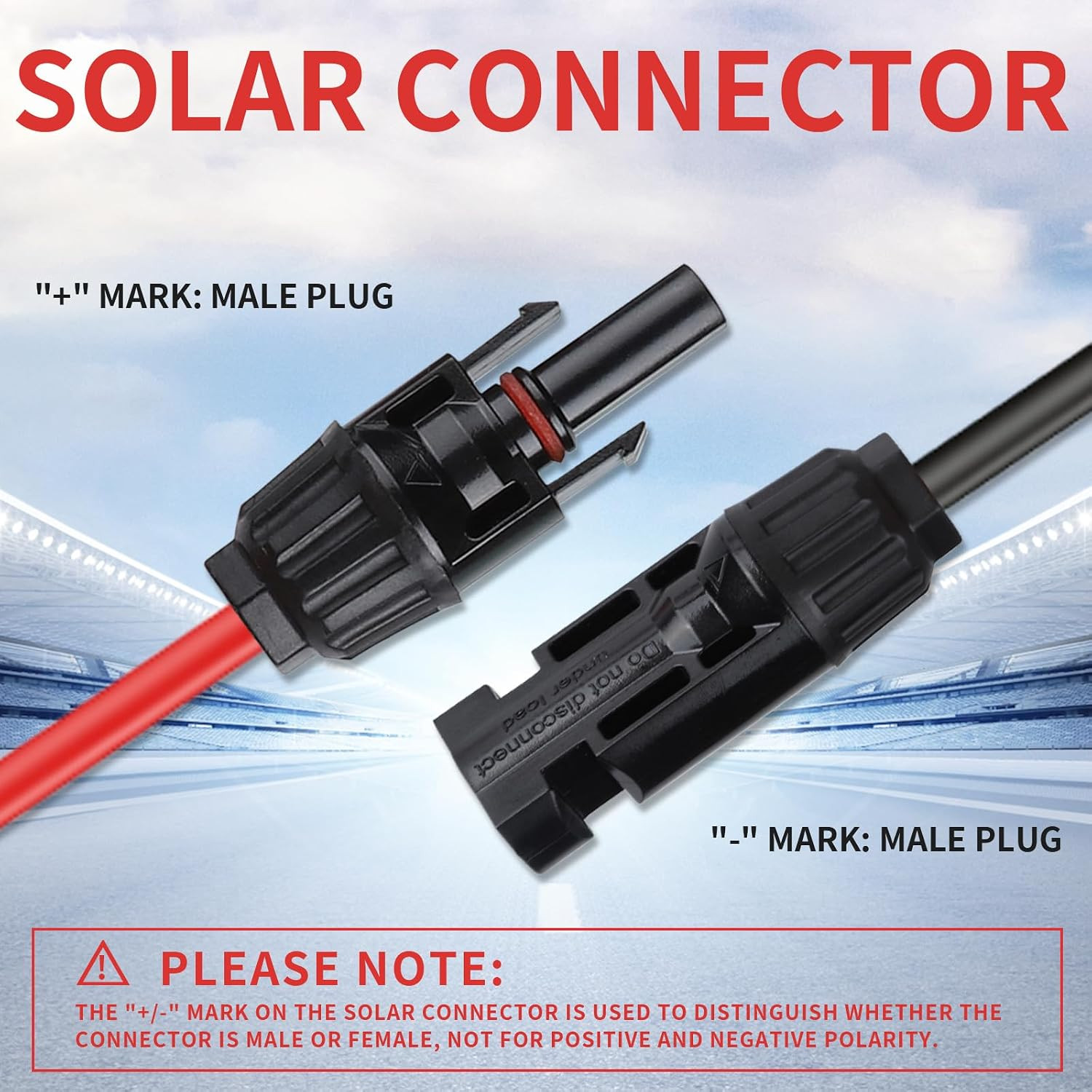 Jackery Solar Panel Connector | MC4 to DC 8mm Extension Cable, DC7909 to DC8020/