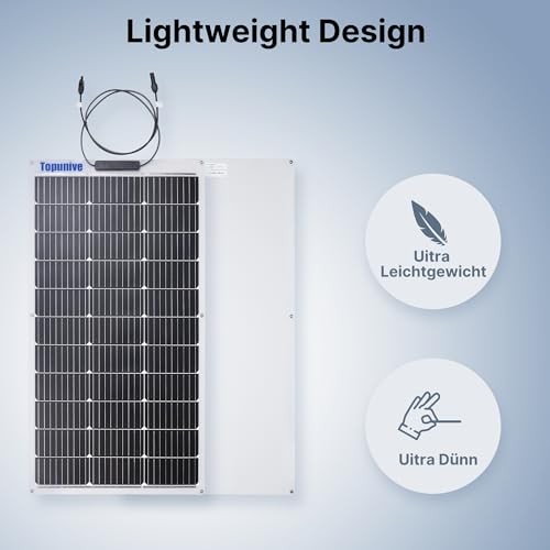 2PCS 100W 12V Solar Panel 9BB Monocrystalline Cell 12 Volt Semi 2x100W Flexible