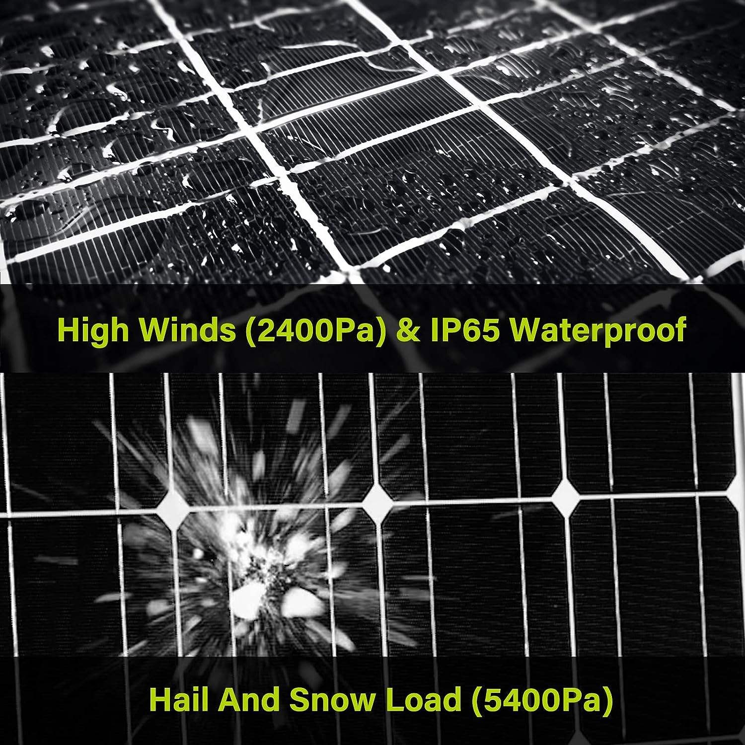 Solar Panel 12 Volt 200 Watt Monocrystalline Solar Panel High Efficiency NEW