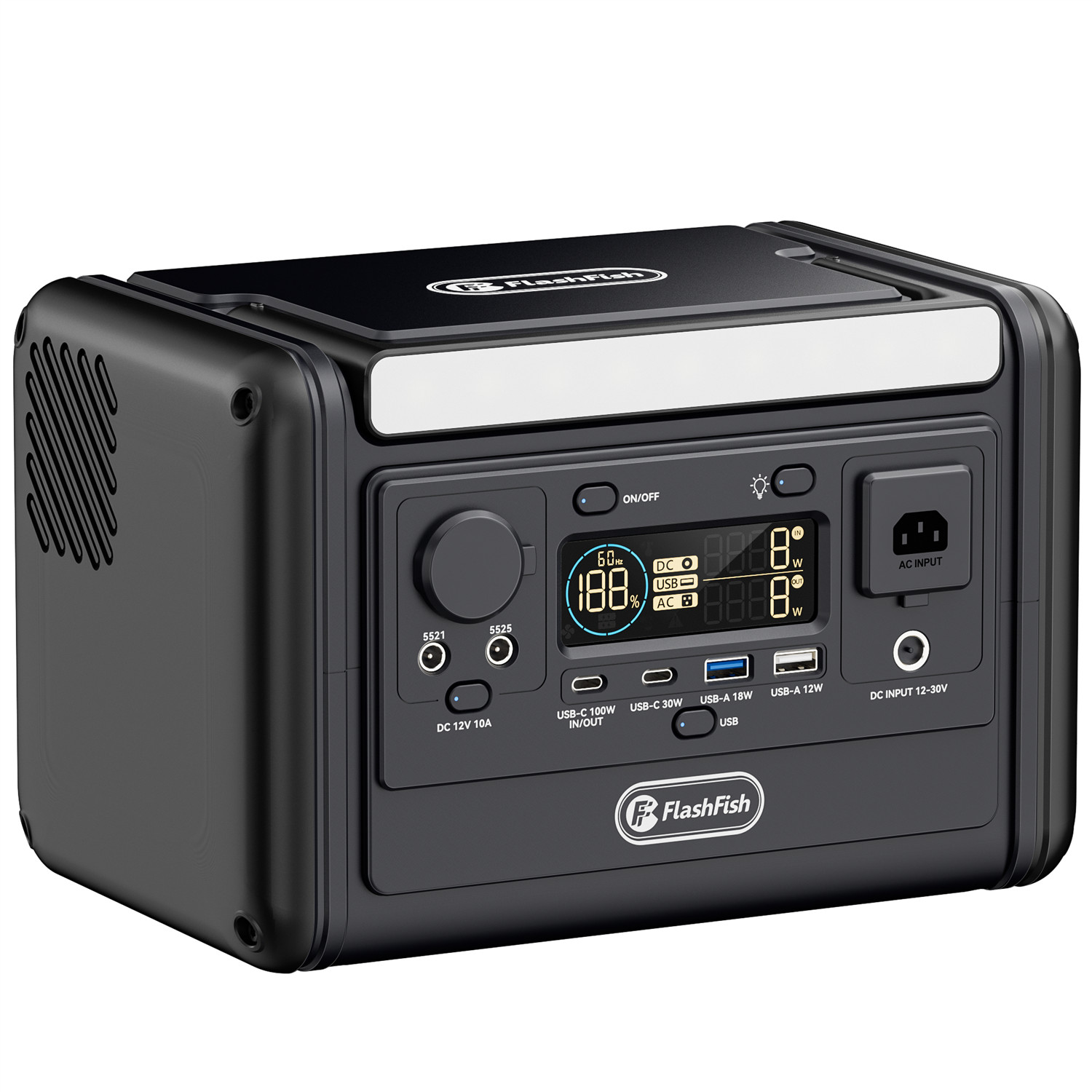 Flashfish T300PRO Portable Power Station 300W 230Wh Solar Generator 110V Lifepo4