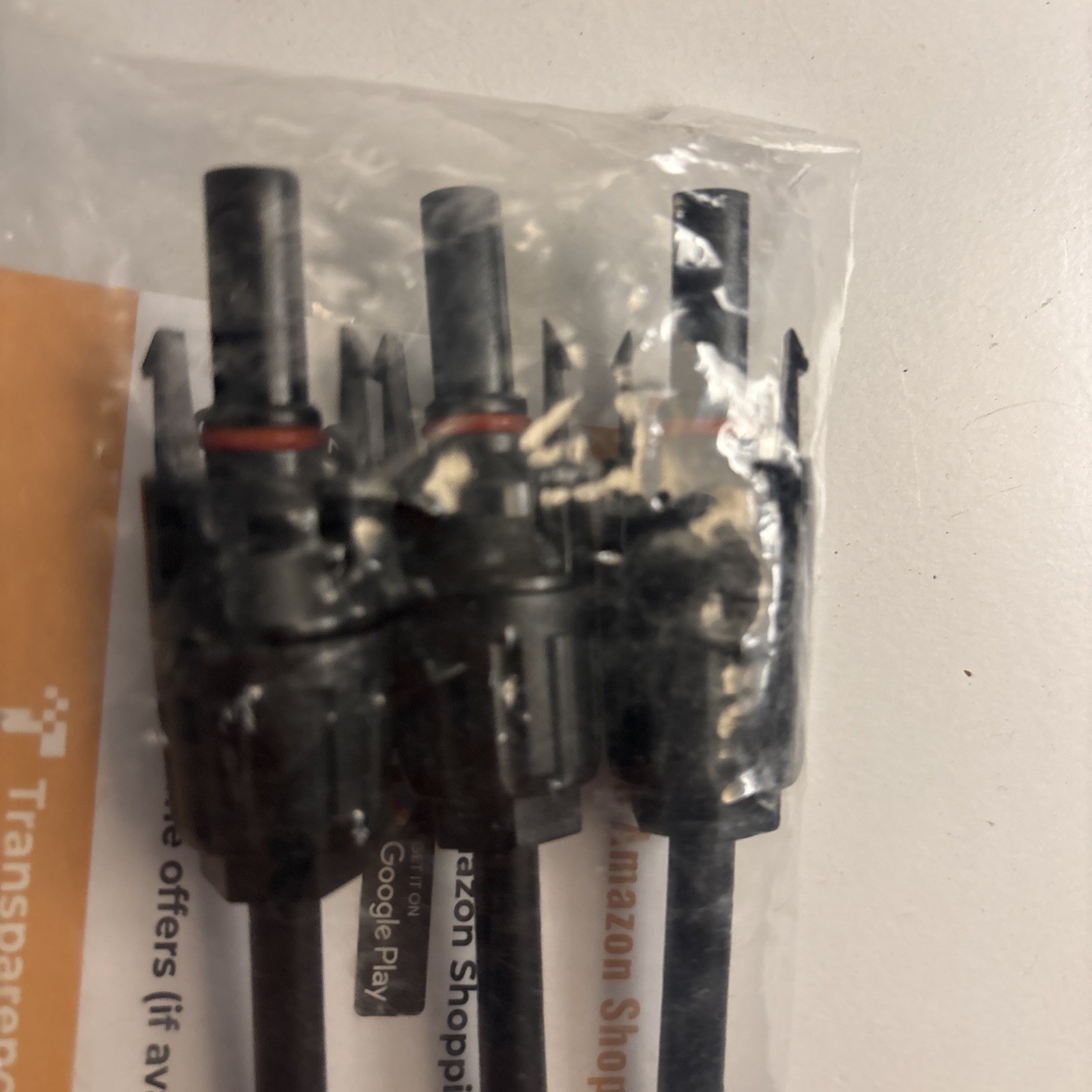 BougeRV Solar Connectors Y-Branch Parallel Adapter Cable Wire Plug Kit