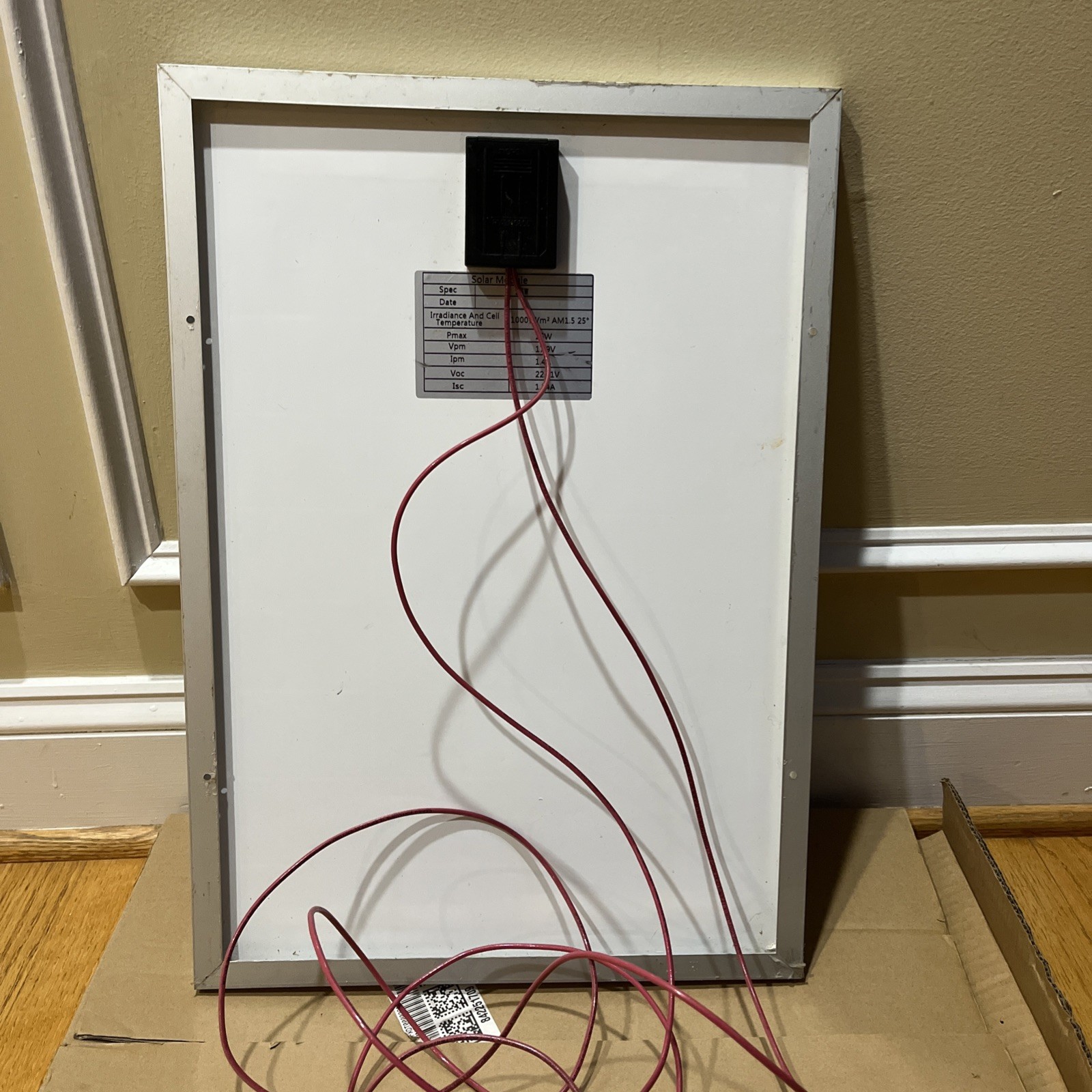 ECO-WORTHY 25W Watt 12V Solar Panel Battery Charging Home RV PlsCDesc X0015HM7RR