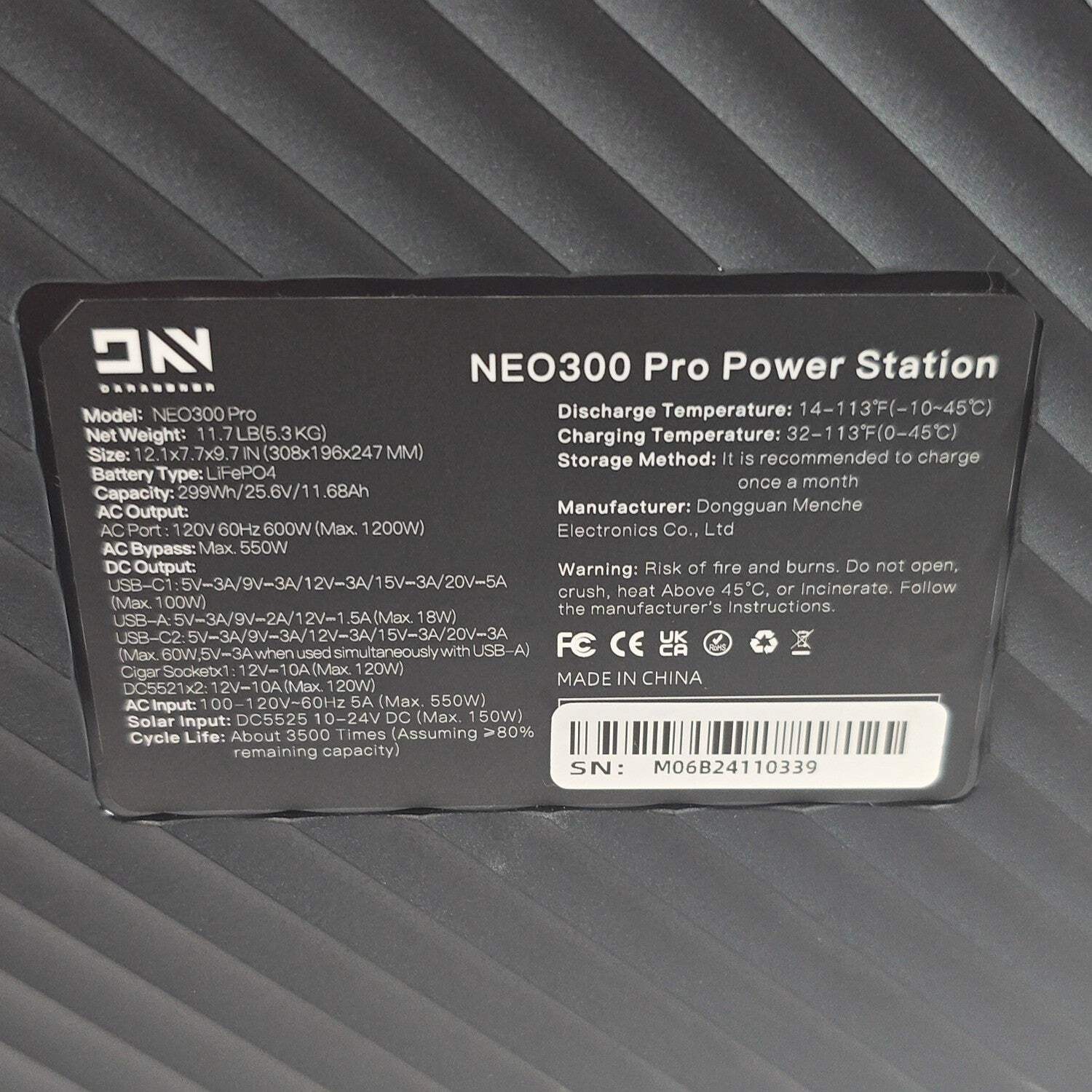 DaranEner Neo300 Power Station PRO