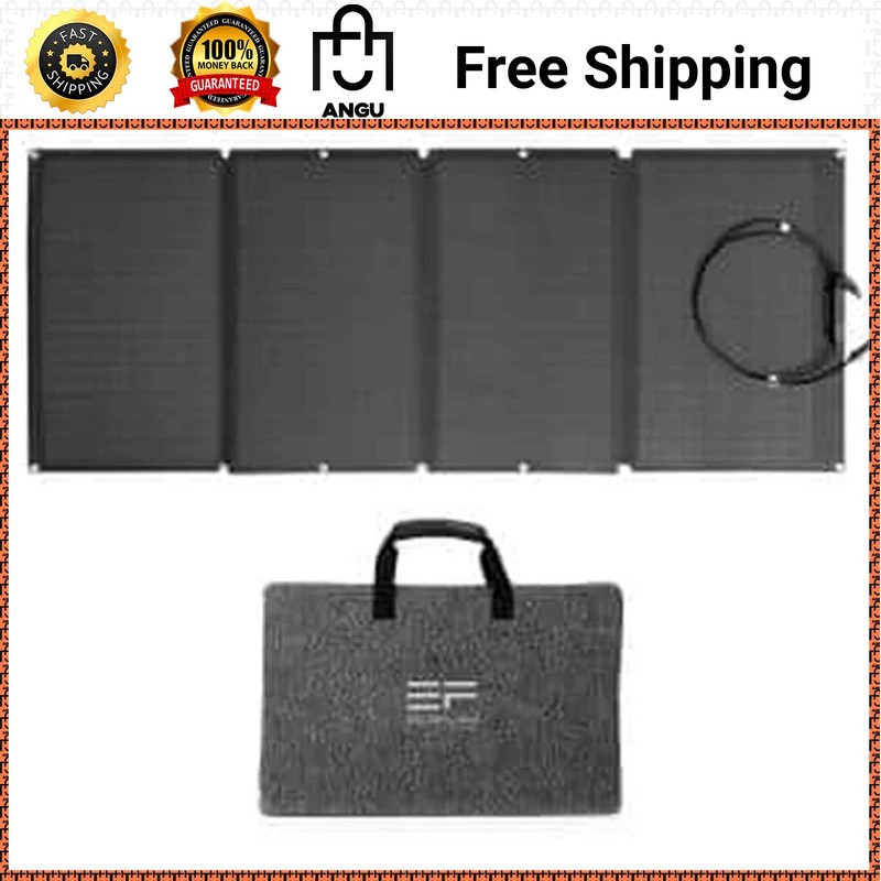 EcoFlow 160W Portable Solar Panel Foldable IP68 Waterproof Solar Charger Case