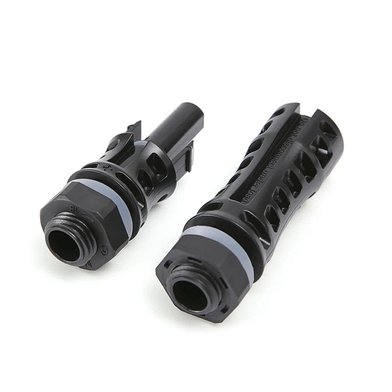 1 Pair PV Connector 1500V 35A IP67 Panel Mount Coupler For Inverter System