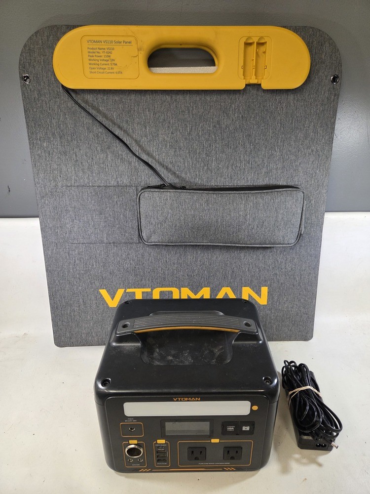Vtoman 600x vs 110w Kit w/ Solar Battery Bank