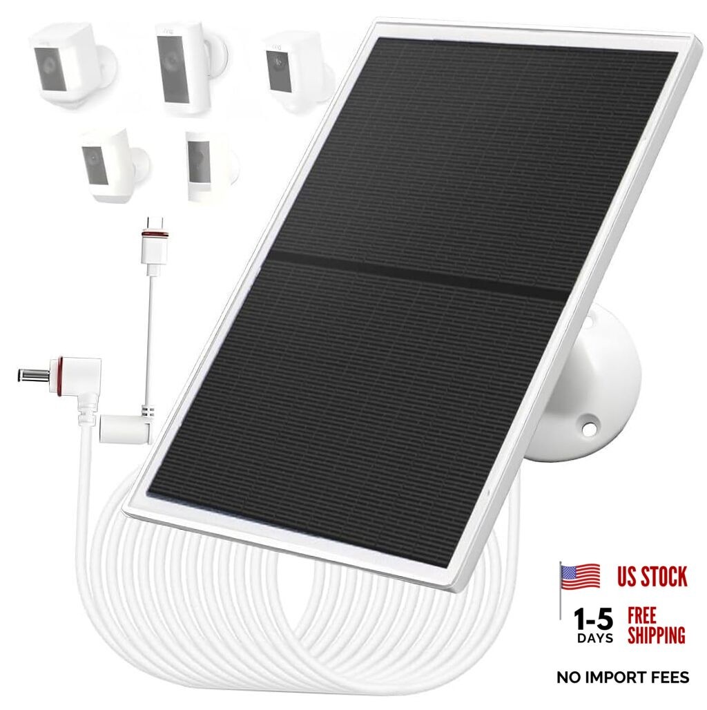 10W/5V Solar Panel Charger with Two connectors DC3.5 * 1.35 and USB 10W power