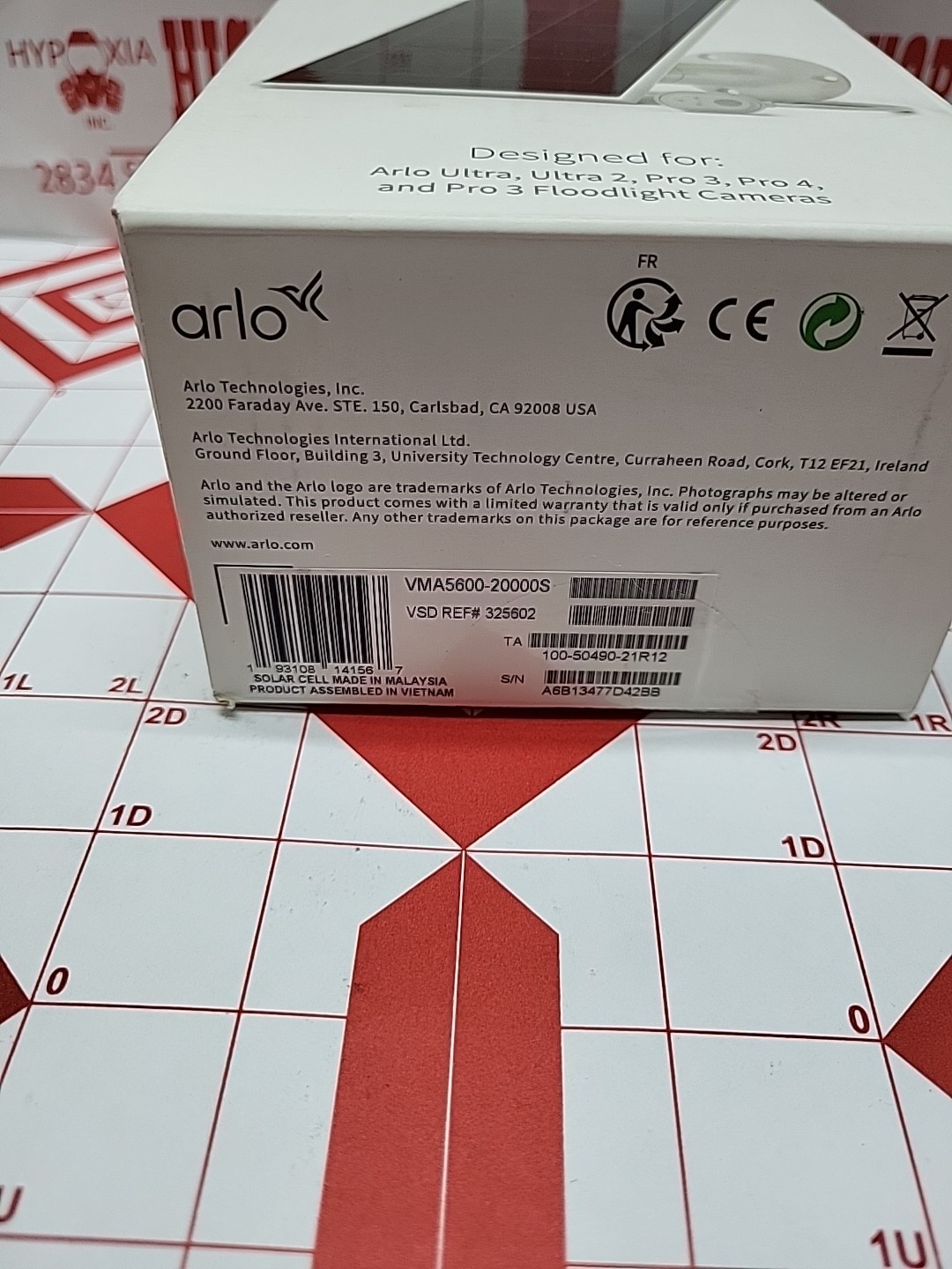 Arlo Solar Panel Charger for Arlo Ultra and Pro 3/4 + Pro 3 Floodlight Cameras