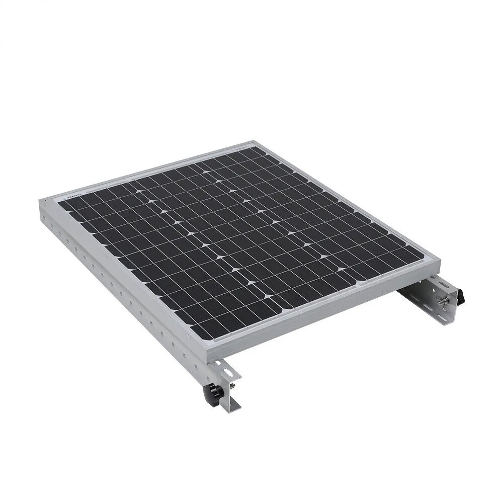 Solar Panel RV Tilt Mount Brackets Rooftop Flat Surface Adjustable Frame