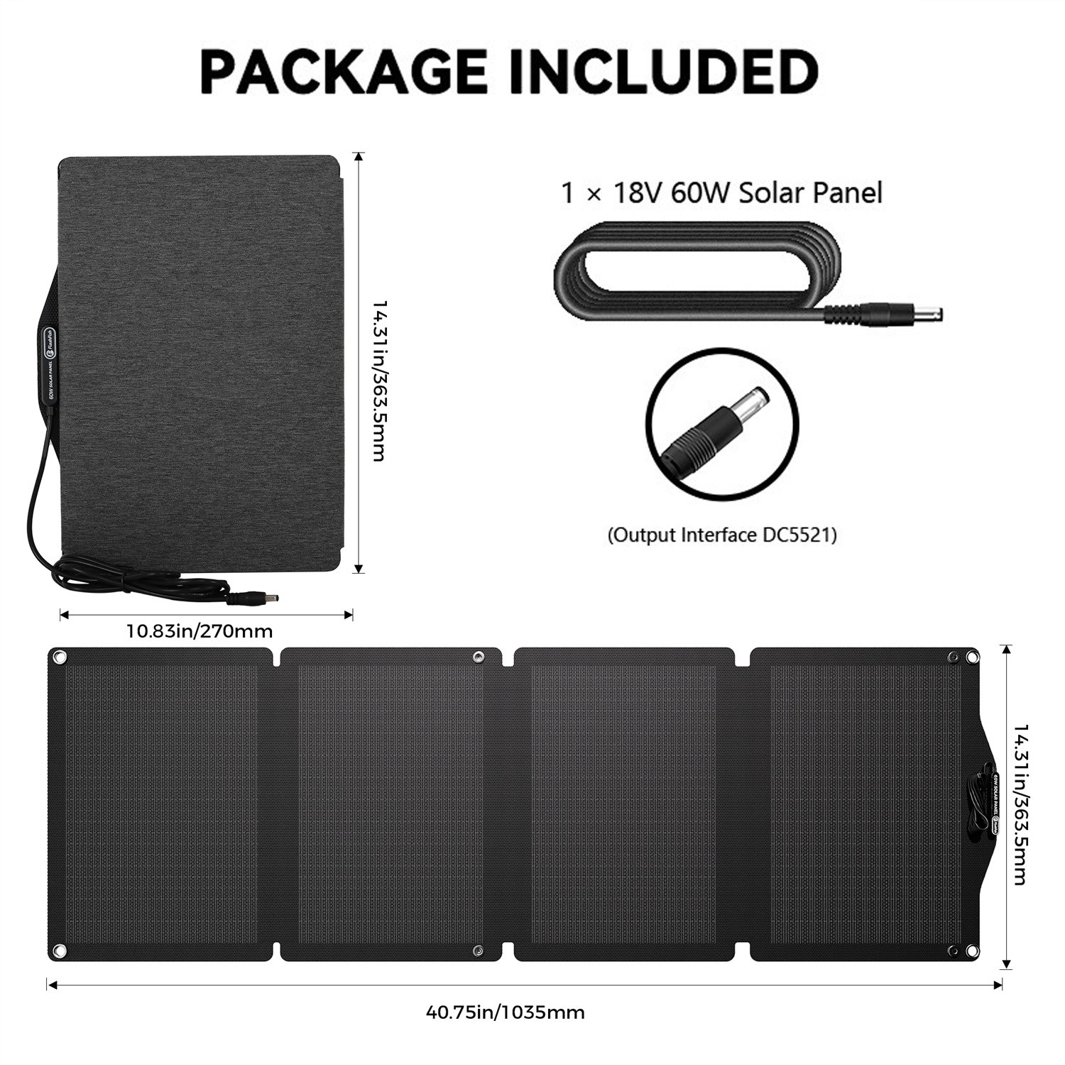 200W 151Wh Portable Power Station Camping Solar Generator with 60W Solar Panel