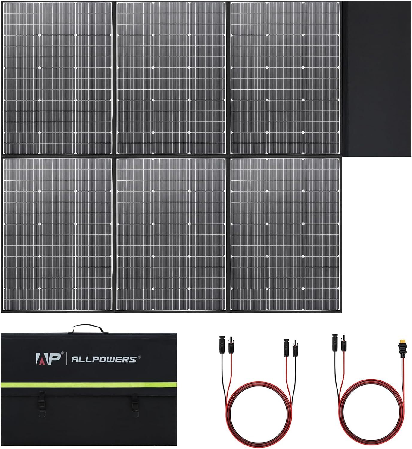 ALLPOWERS 2500W Solar Generator With 600W SP039 Output Foldable Solar Charger