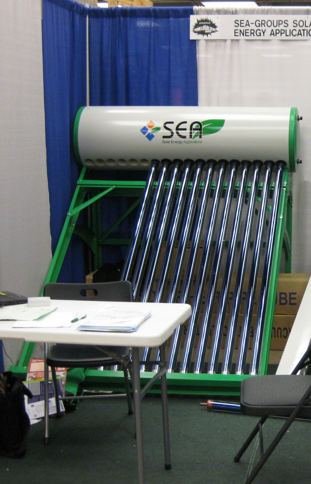 SEA Solar Passive Water Heater With Un-pressurized Tank 40Gallon/50G/80G