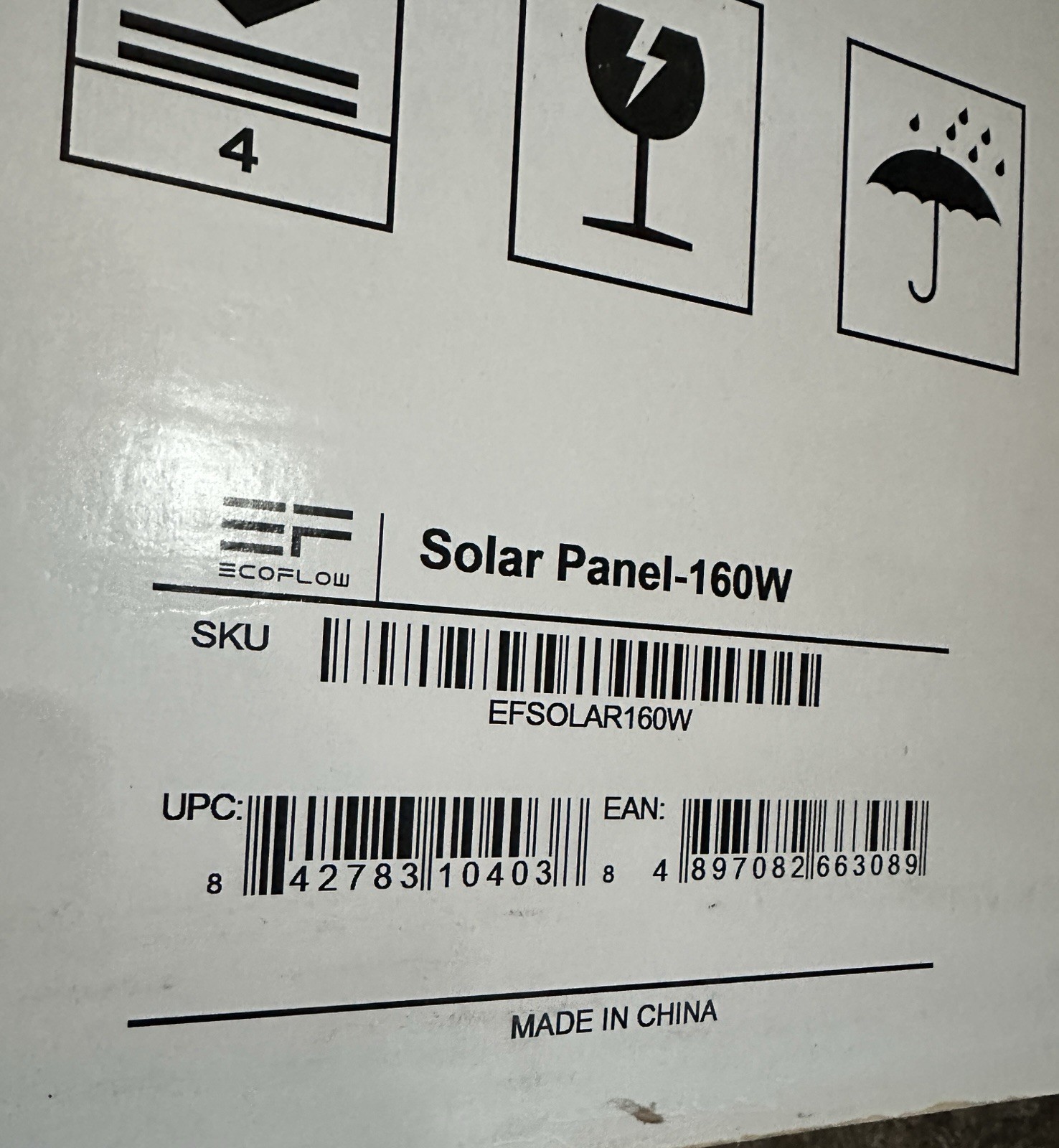 ECOFLOW 160 Watt Portable Foldable Solar Panel for Outdoor Charging Delta
