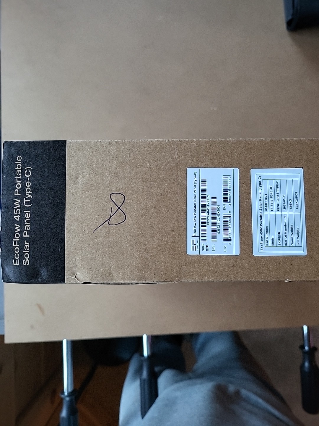 ECOFLOW SOLAR PANEL 45W Portable Type-C Packge Sealed