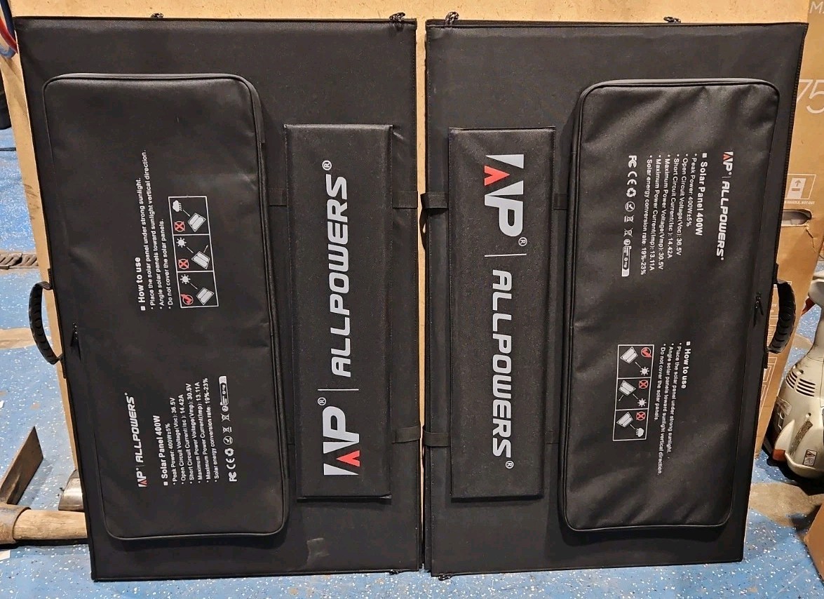 All Powers R4000 Portable Power Station + AP-SP-037 Solar Panels – PICKUP ONLY