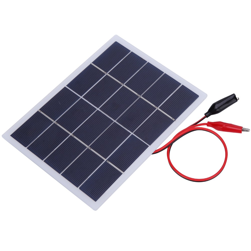 3W 5V DIY Solar Panel Laminated Board 170x130mm White