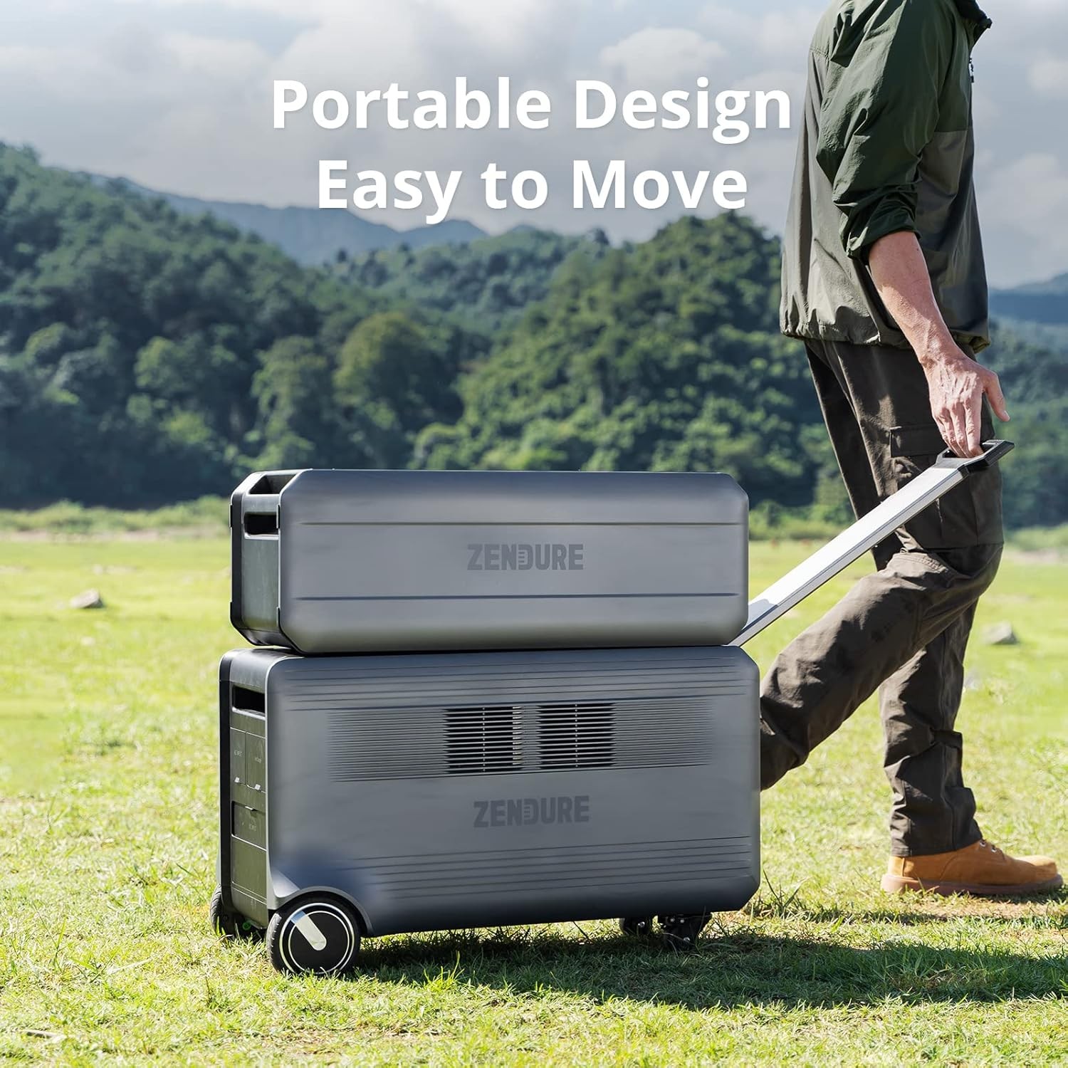 Zendure Power Station,Solar Generator SuperBase V 6.4KWh Expandable Home Battery