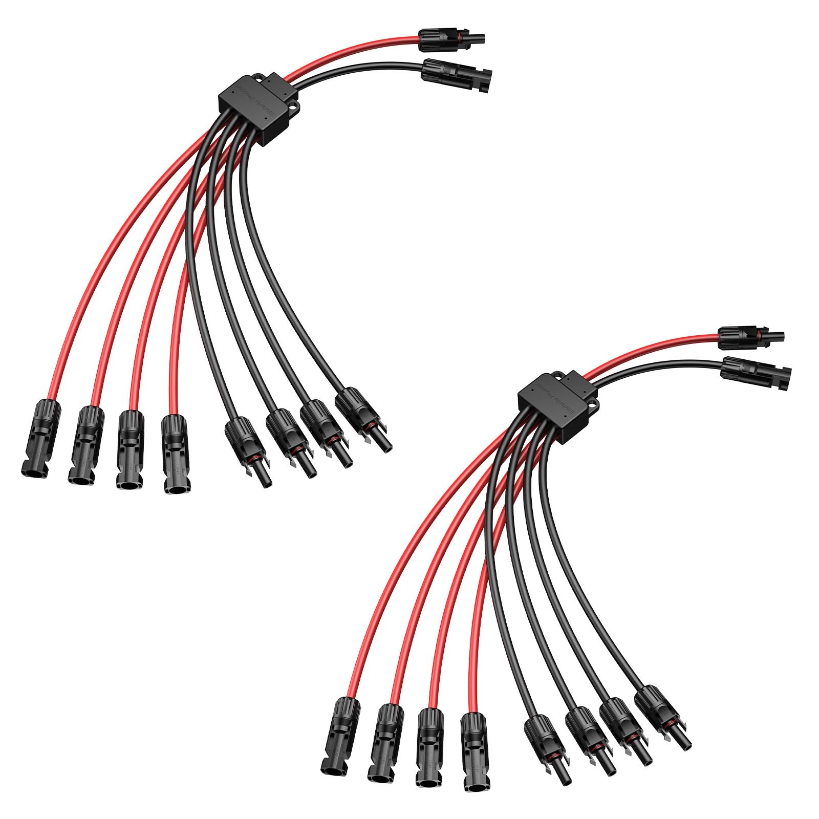 Solar Y Branch Connectors 30A 1000V DC Parallel Cable 2PCS – Connect 4 Solar