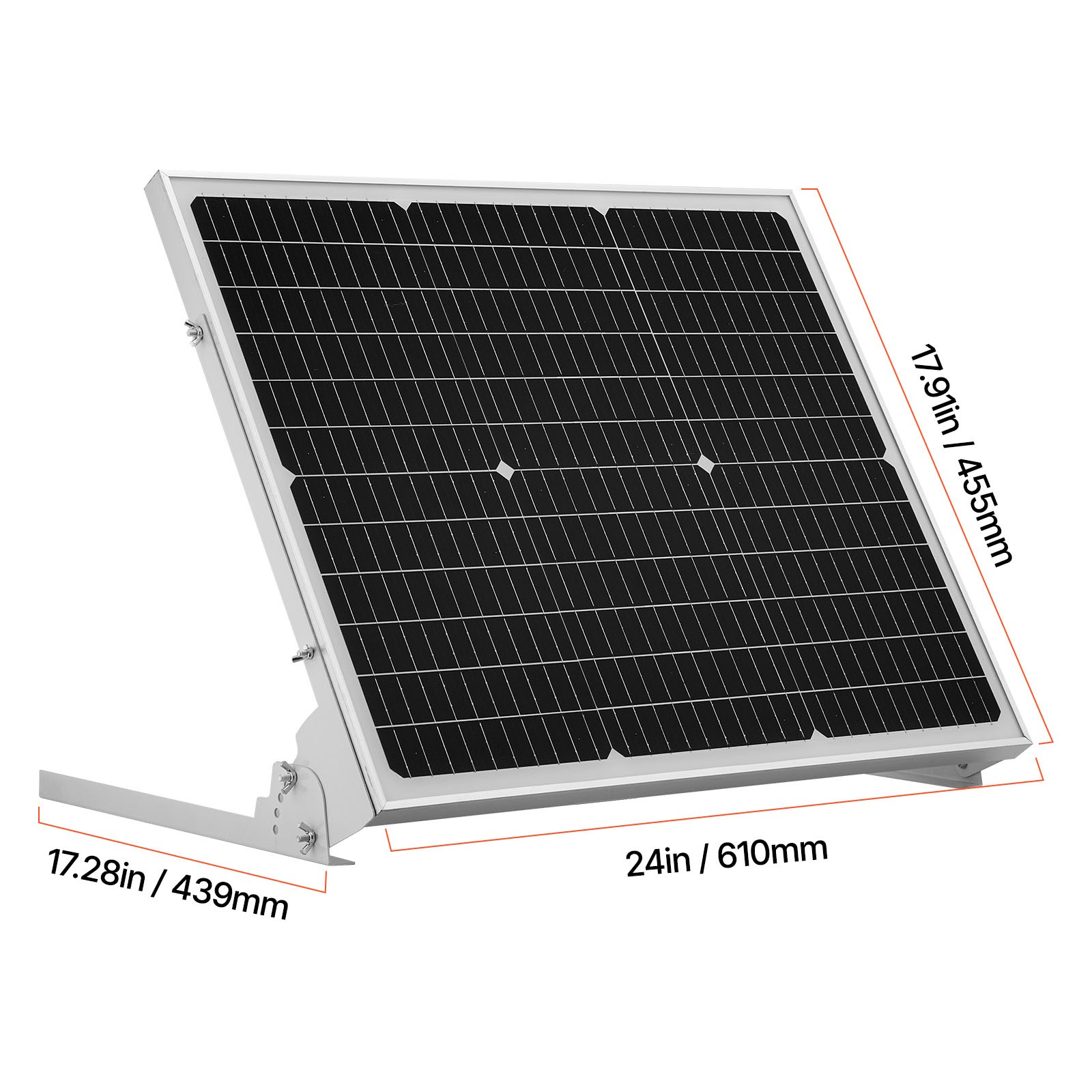 Uimoso 50W 12V Solar Trickle Charger Kit with Advanced MPPT Controller