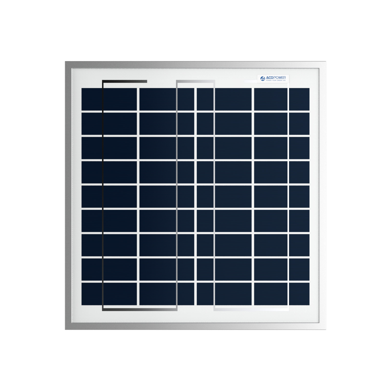 ACOPower 15W Poly Solar Panel for 12 Volt Battery Charging