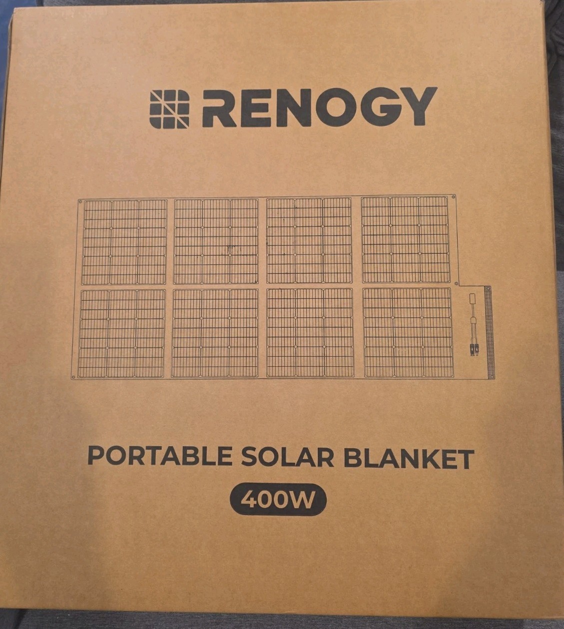 Renogy – 40OW Portable Solar Panel Foldable Solar Blanket RSP400SB-G2-US