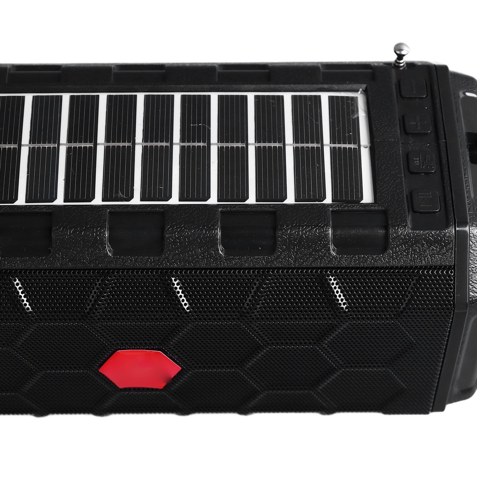Solar Bluetooth Speaker Solar Panel Waterproof 1200mAh Bright Flashlight Ra GTYX