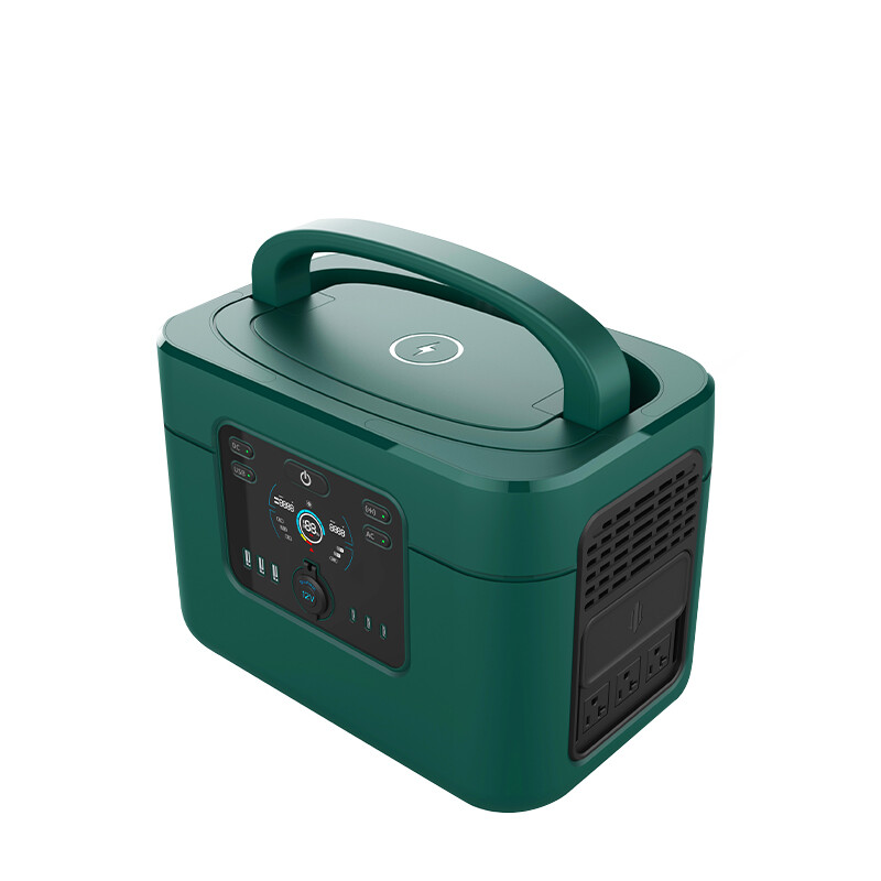 Portable Outdoor Power Bank 1200w Sine Wave Support Solar Charging