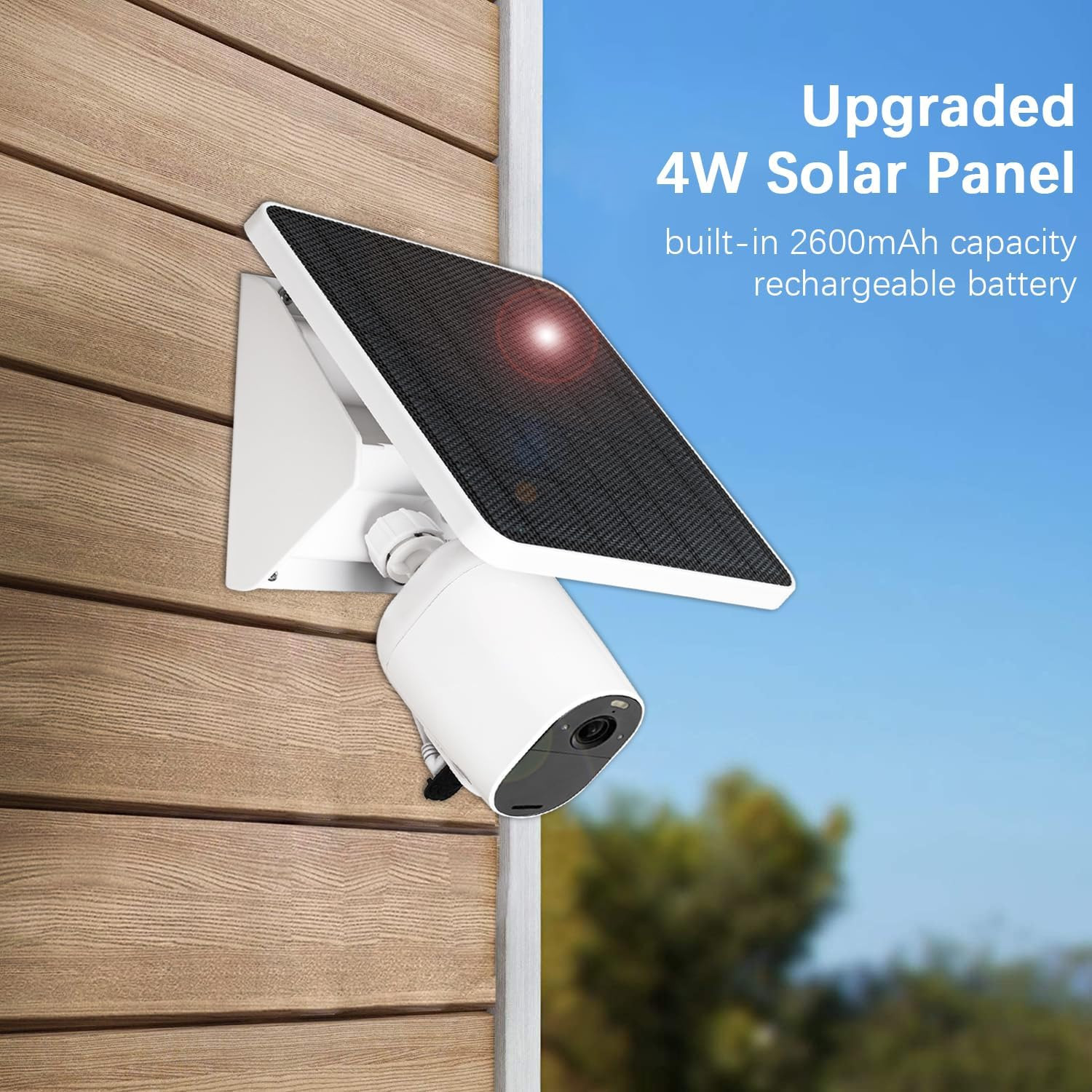 4W Solar Panel Charging Mount for Arlo Essential 2K (2Nd Gen),Essential Xl,Essen