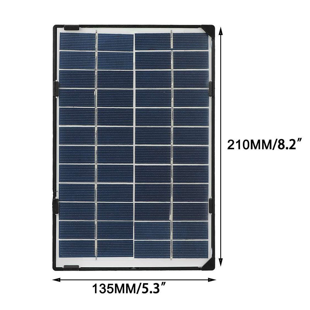 Efficient 6W 12V Solar Panel for Solar Garden Lighting and Portable Devices
