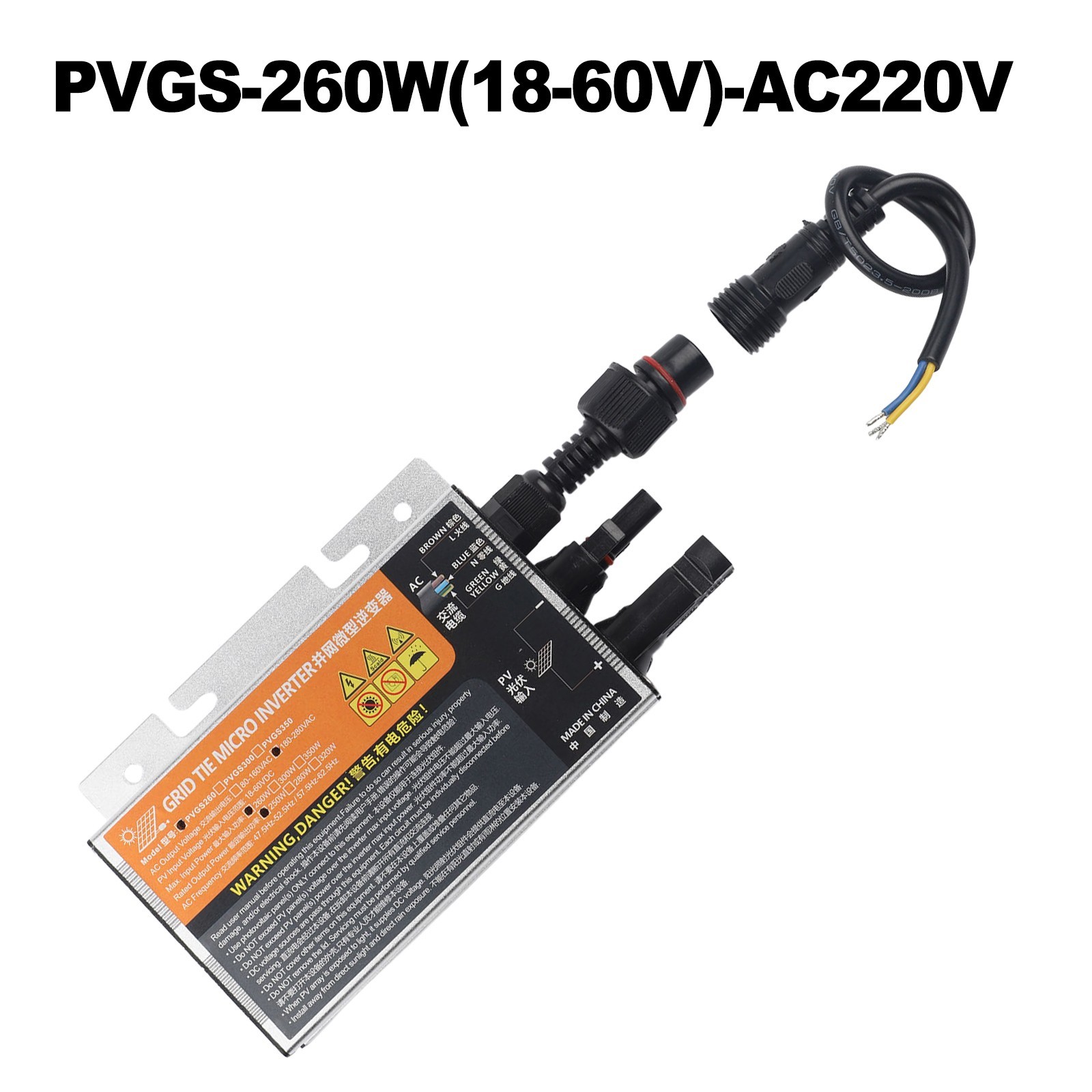 Space Saving 120700W Solar Inverter with Aluminum Alloy Design and Compact Size
