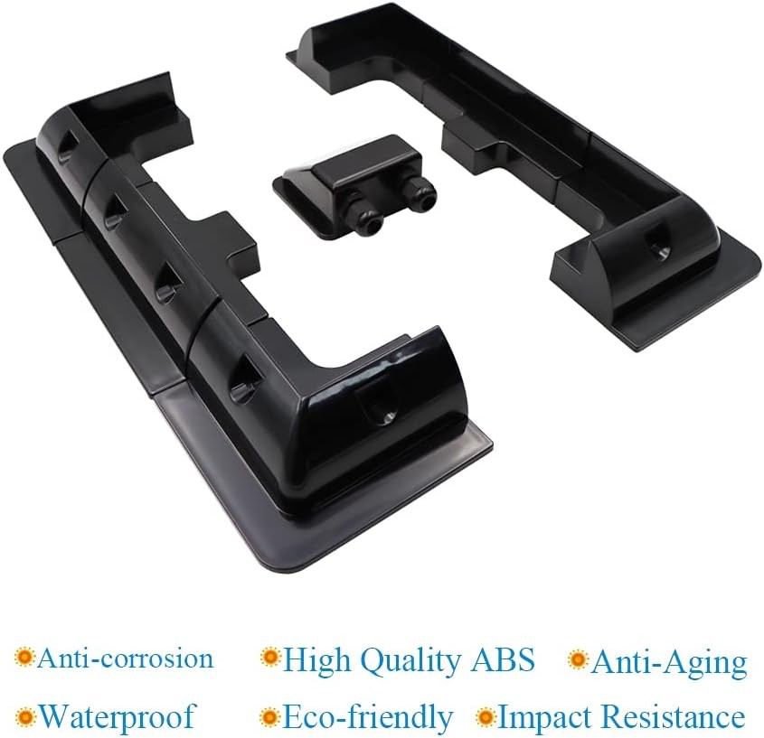 Panel Mounting Brackets ABS Corner Bracket Kit 7PCS, Drill-Free Widely Used on R