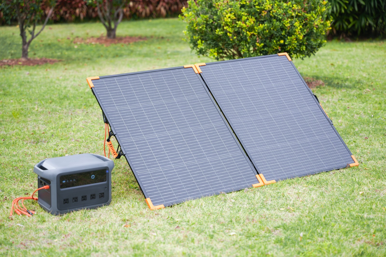 MHPOWOS 100W 200W Portable Solar Panel Bifacial for Jackery Explorer 1000 v2
