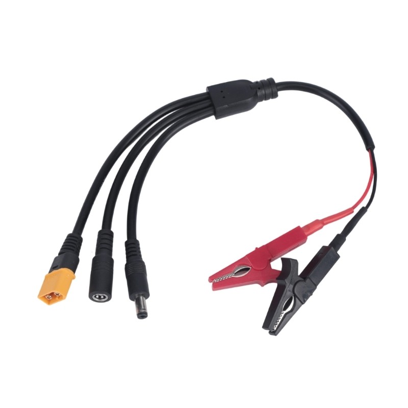 5 in 1 wiring cable for charging worktable tasks, with dc5521 cable ends