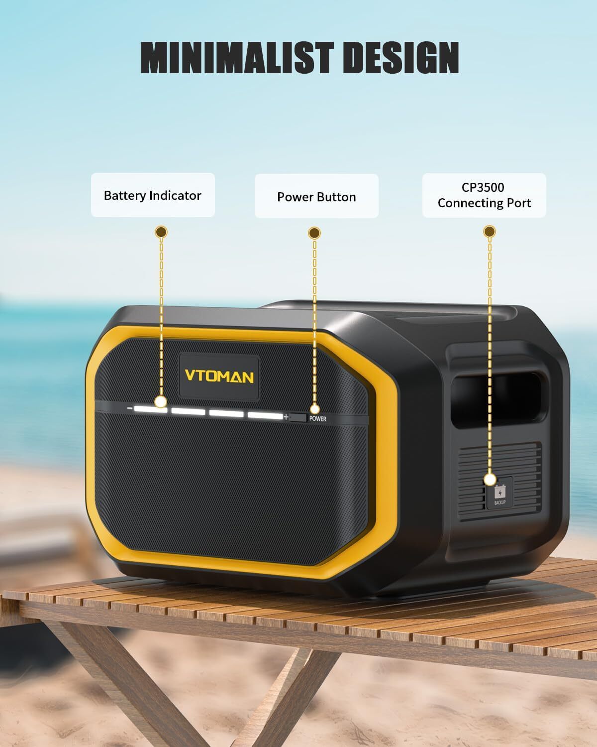 VTOMAN Extra Battery 1548Wh for FlashSpeed 1000 & 1500 Power Station Battery