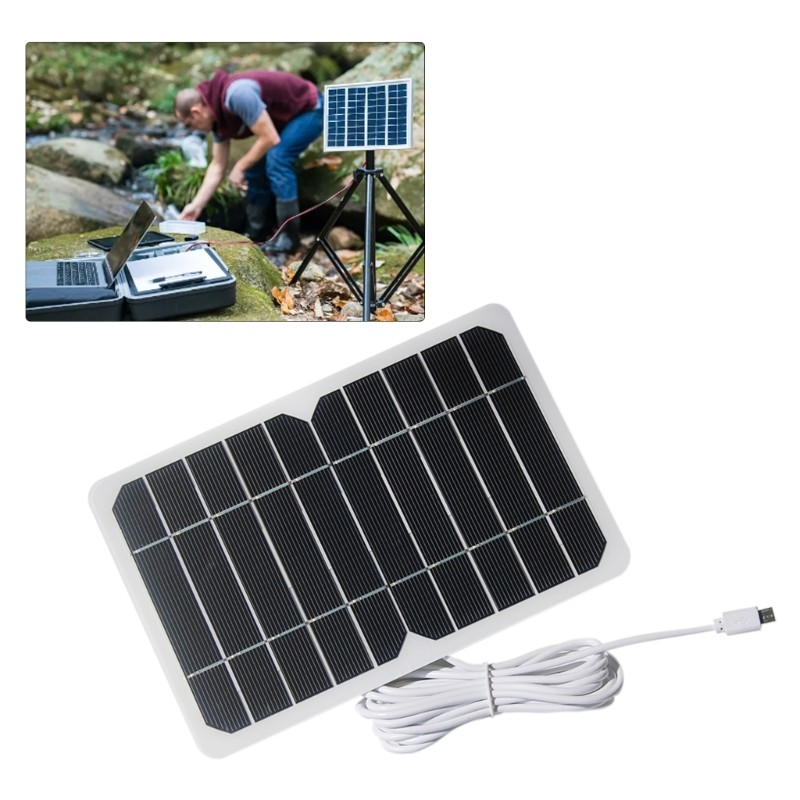 Sustainable Solar Charging Panel 5V1A for Surveillances Equipment USB Compatible