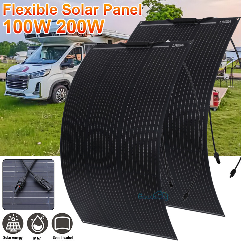 Flex 200W 300W 400W Mono Solar Panel for Boat, RV, and Outdoor Power Solutions