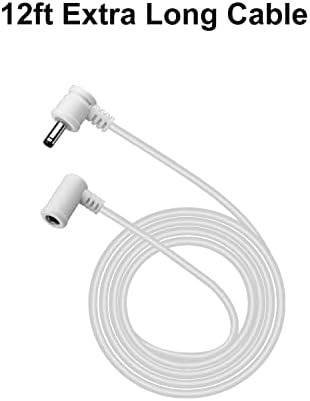 Prestantious 12FT DC Extension Cord for Ring Solar Panel, Compatible with Super