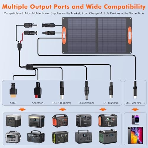 N-Type 16BB 100W Portable Solar Panel 18V Mono ETFE Foldable Solar SO-F100W