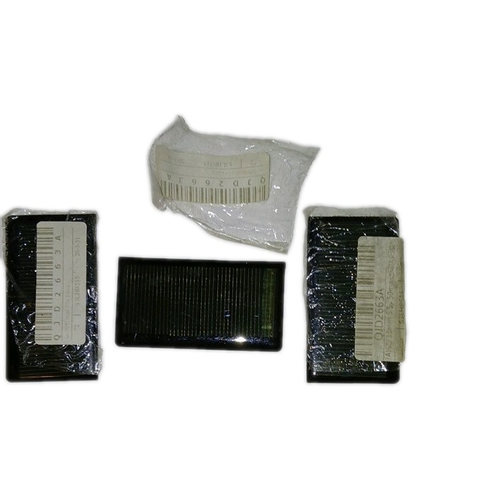 68x37mm Black Flexible Amorphous Thin-Film Solar Panel 5.5V DC
