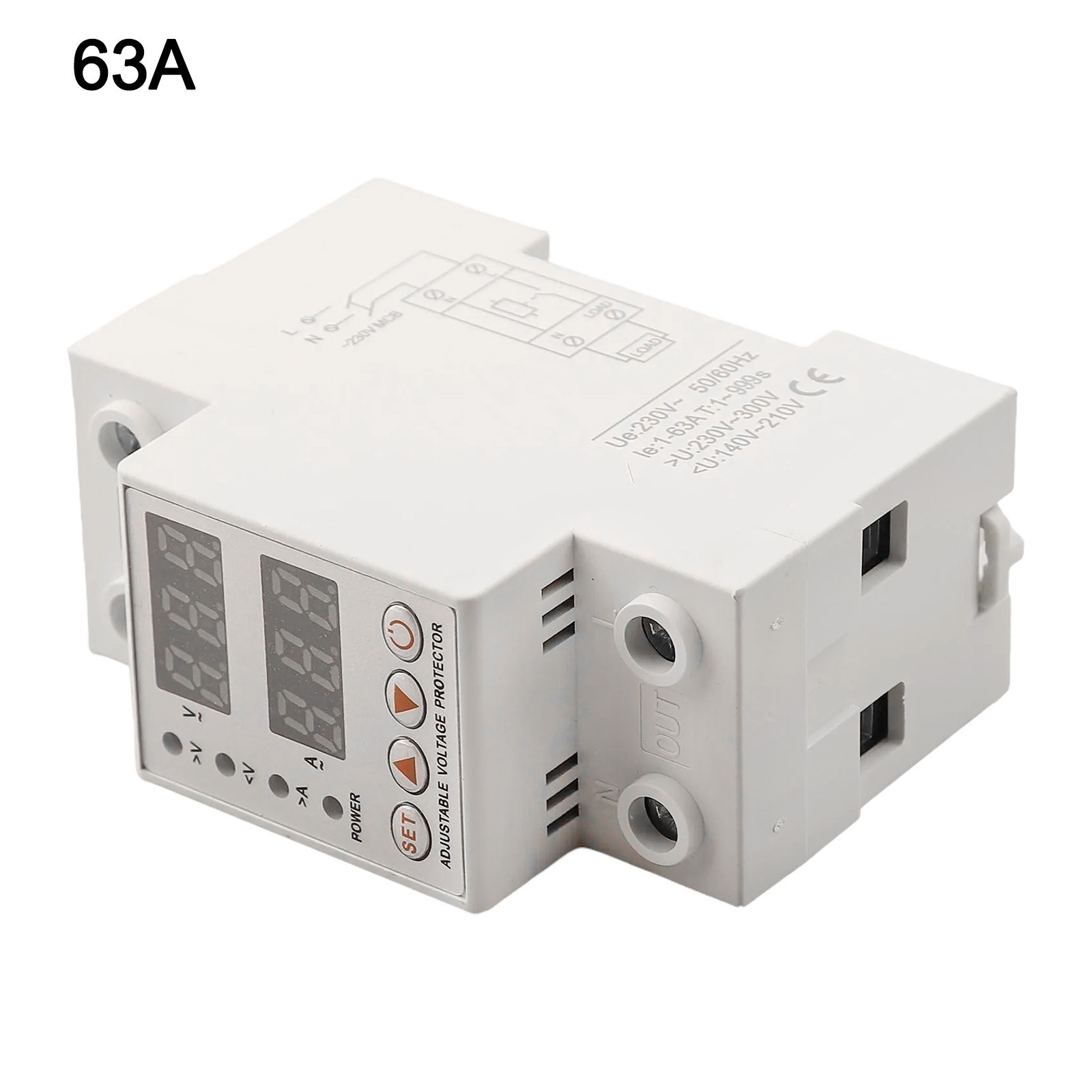 Easy Install Rail Type Overvoltage and Undervoltage Protection Solution